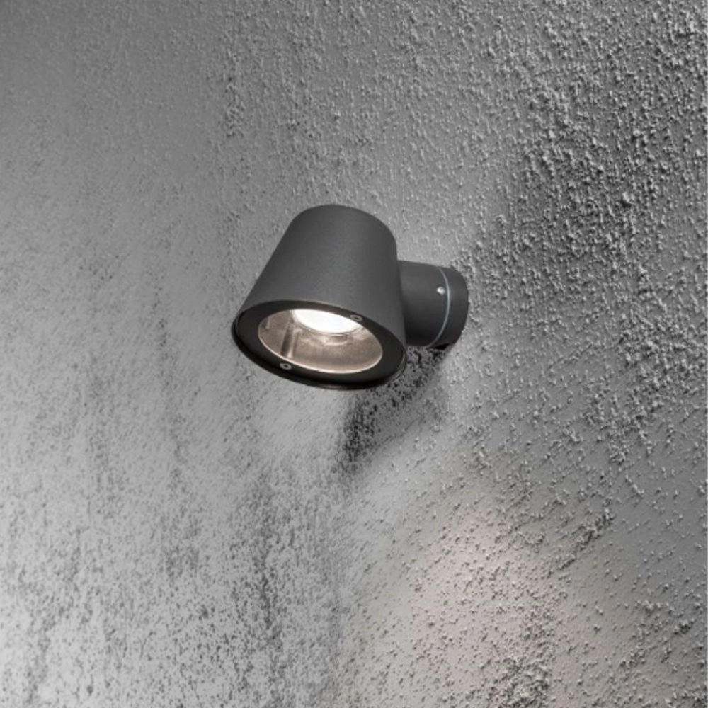 Wandspot Trieste 11cm Anthrazit KonstSmide 7318307523379