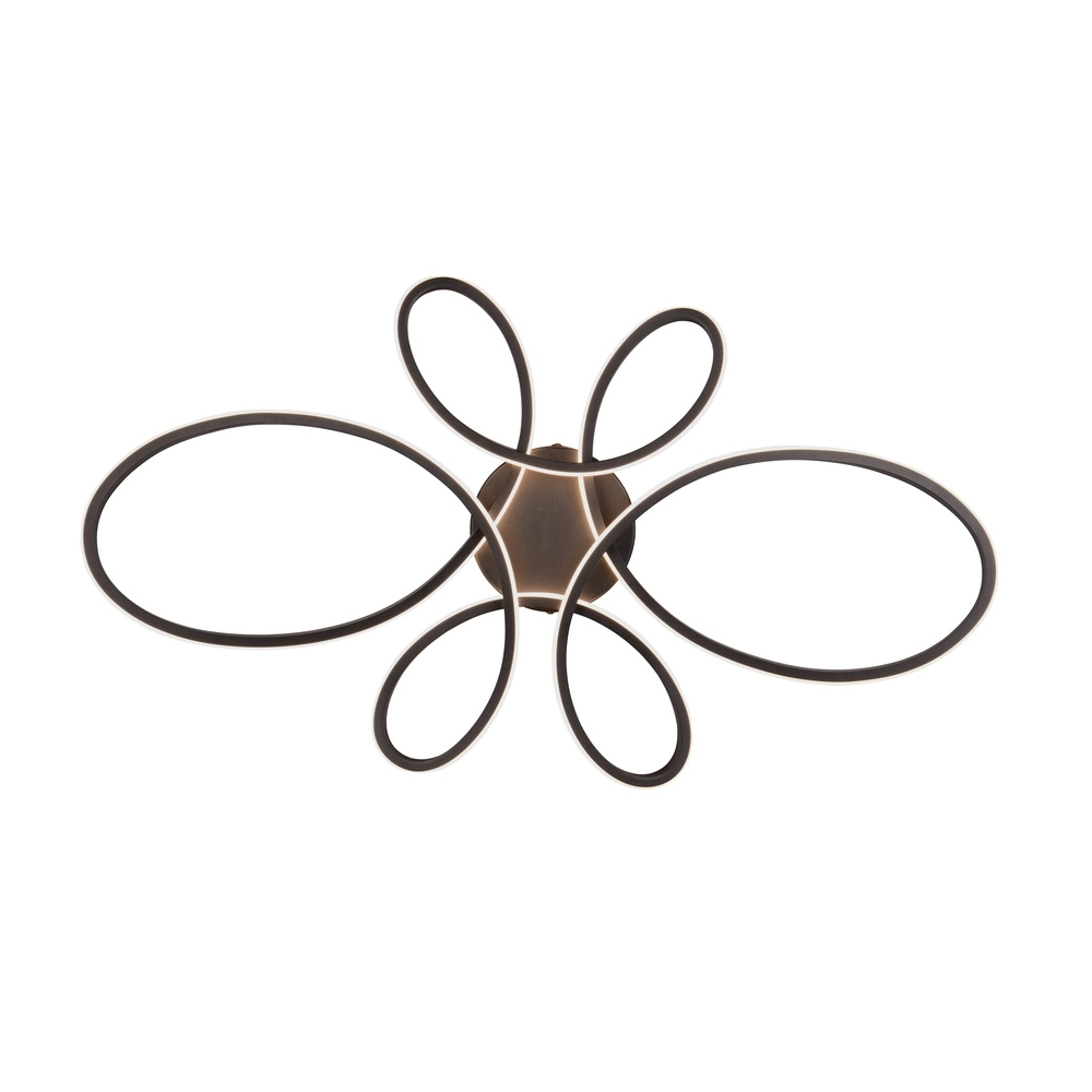 Design-Deckenleuchte Fly schwarz Trio 4017807600865