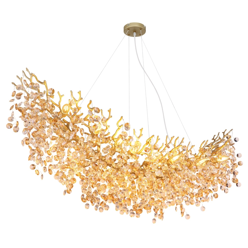 Pendellampe Queena Gold 150 cm