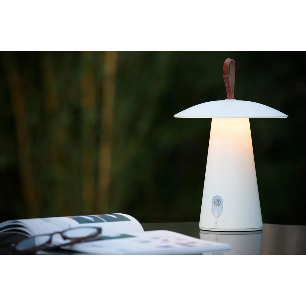 Weiße Tischlampe La Donna Wiederaufladbare Geräte Lucide 5411212271778
