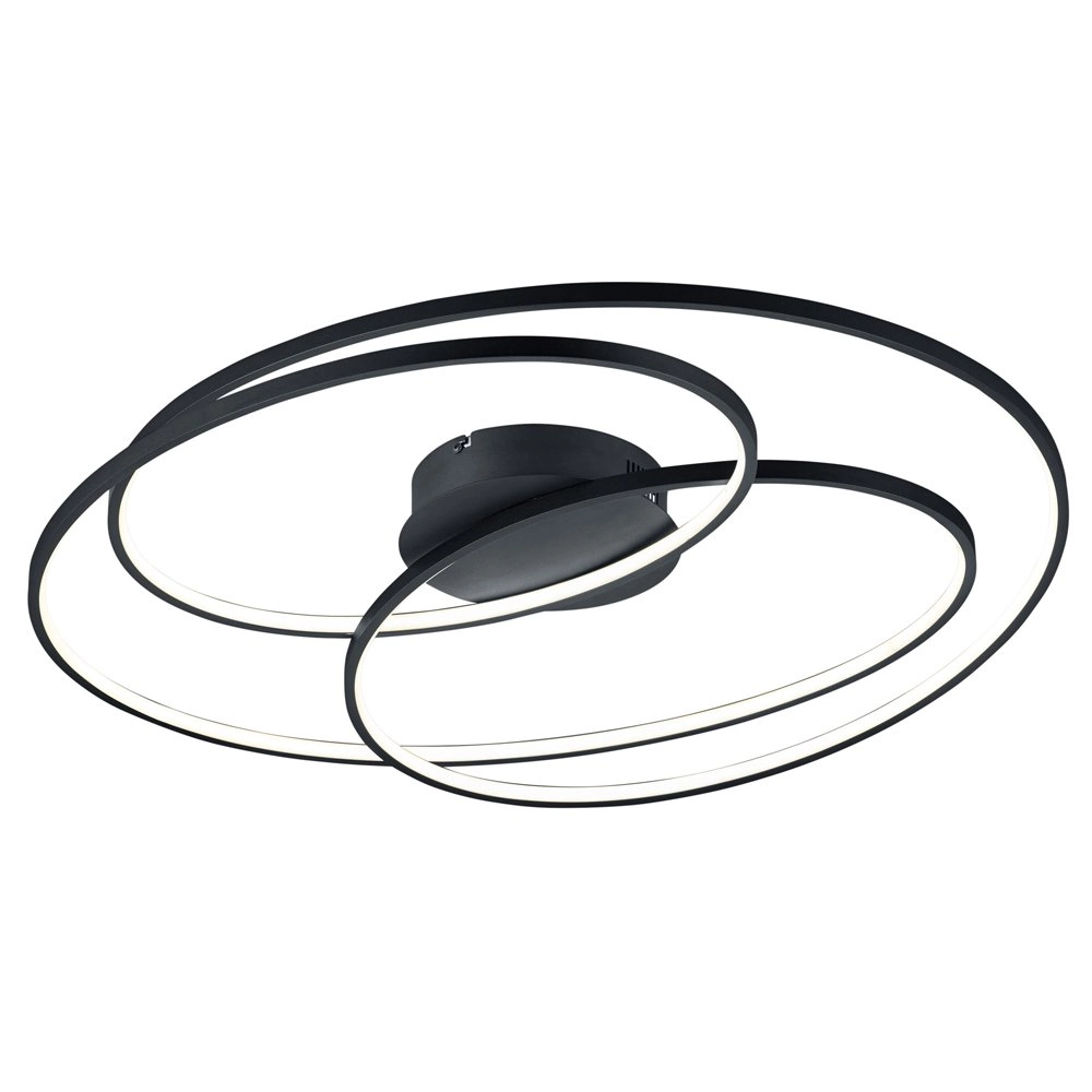 Schwarze Deckenlampe Gale