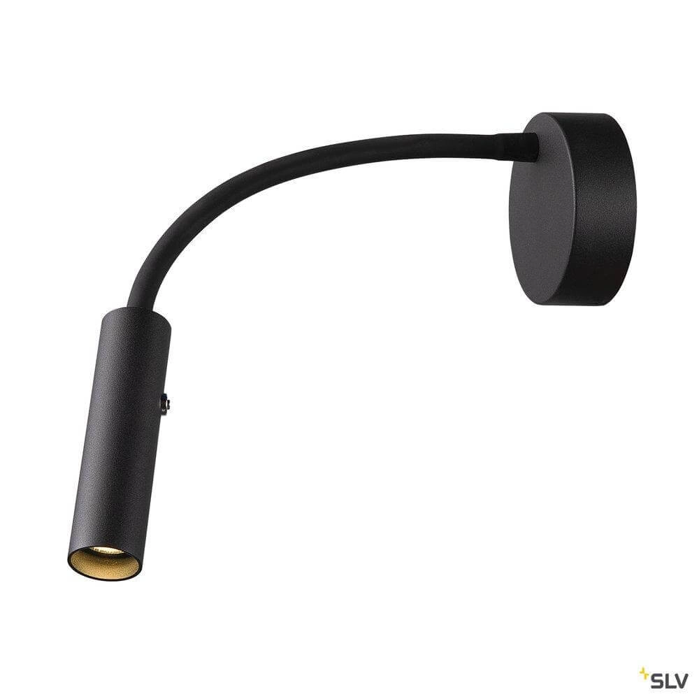 Flexible Nachttischlampe Karpo Goose Schwarz SLV 4024163262354