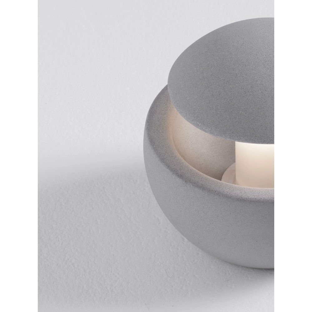 Design-Gartenleuchte Minor Beton grau Lyora 5212017454454