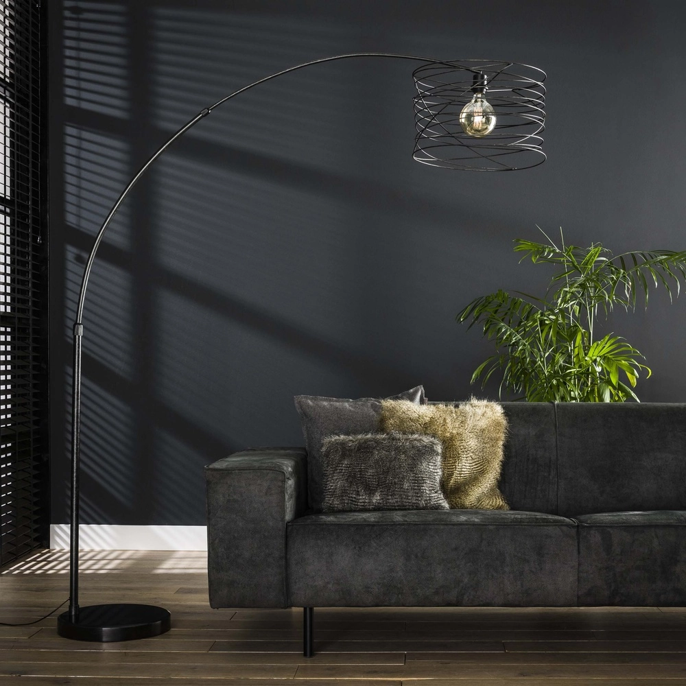 Lichtbogenlampe Curl mit Drahtkappe Lyora 8716803512498