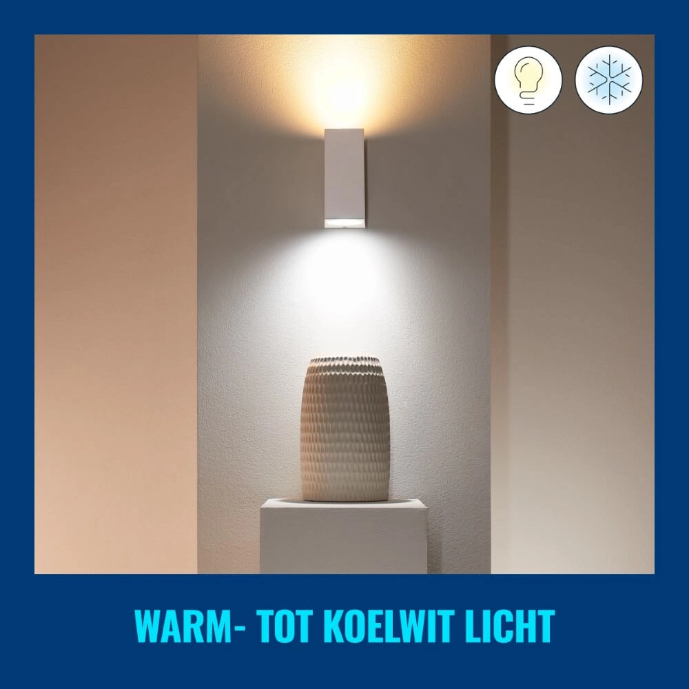 Wandstrahler Up and Down smart - weiß WiZ 8719514554597