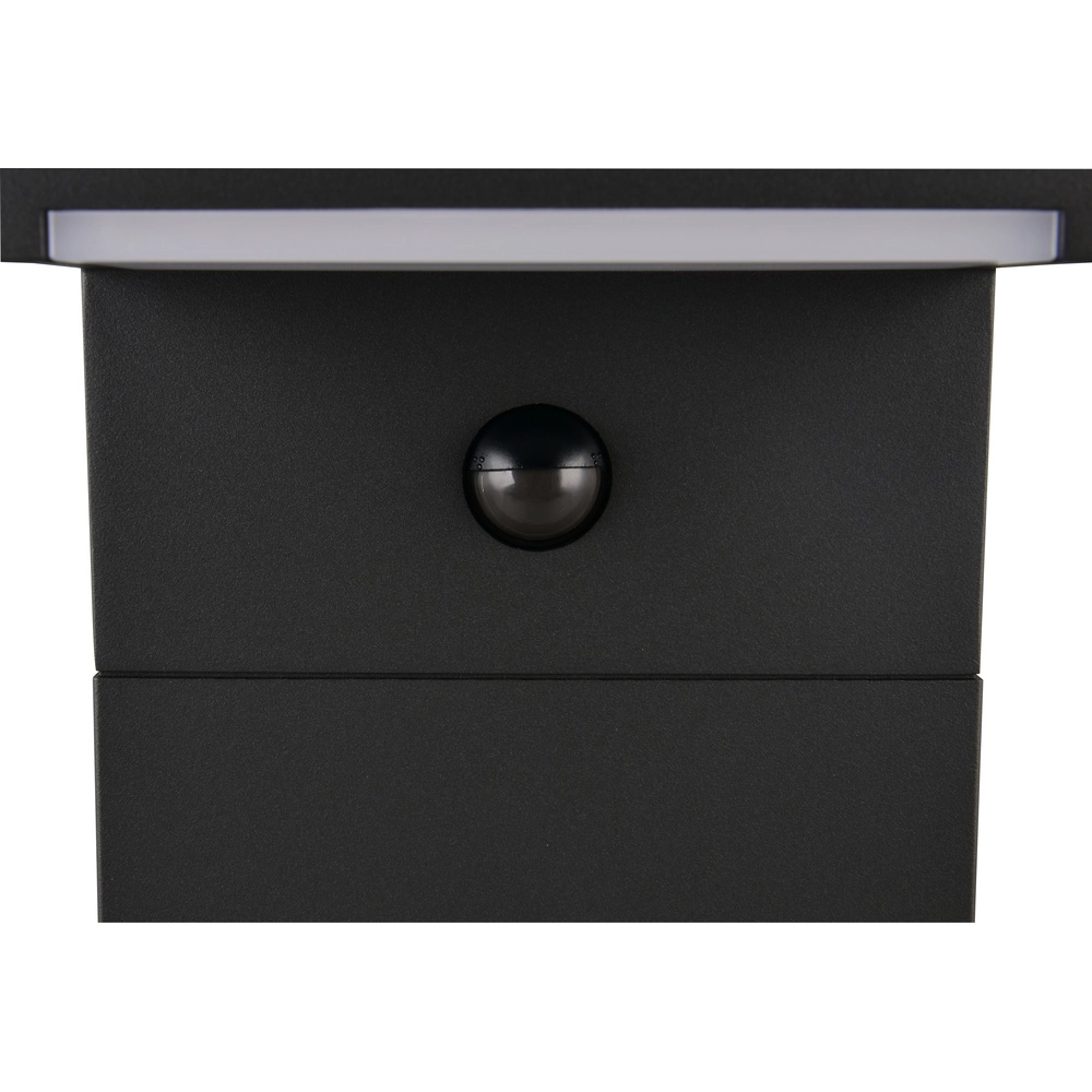 Moderne Gartenlampe Ravi Anthrazit mit Sensor 100 cm Trio 4017807686937