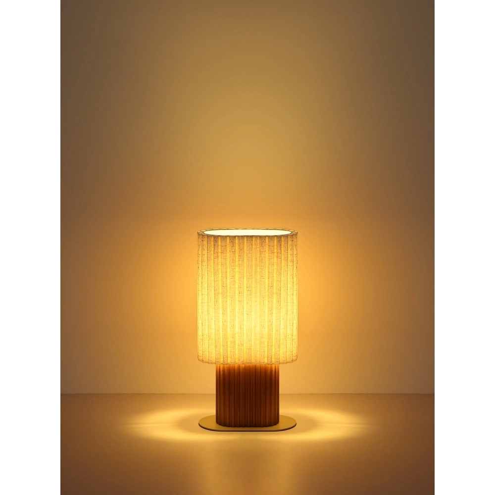 Einzigartige Tischlampe Jannie Braunes Oval Globo 9007371589906