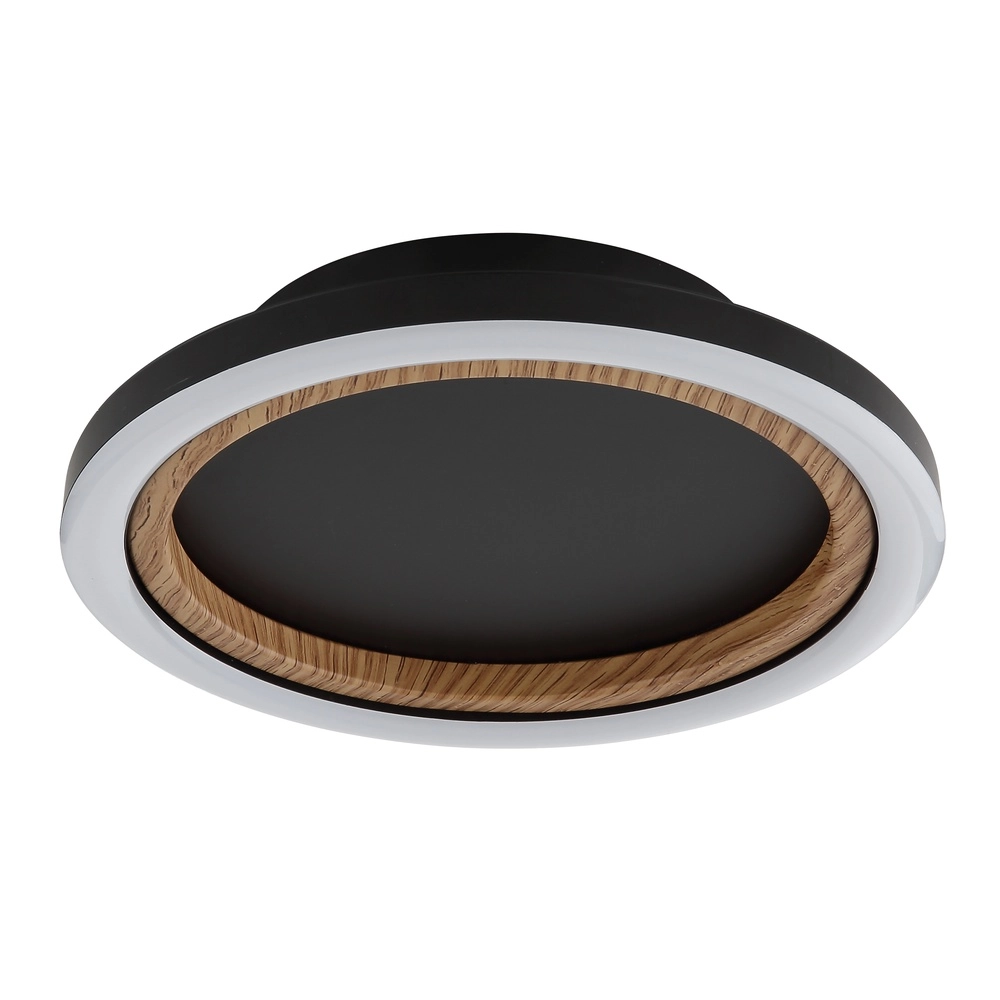 Deckenlampe Dakari I Schwarzer Einzelring Globo 9007371531783