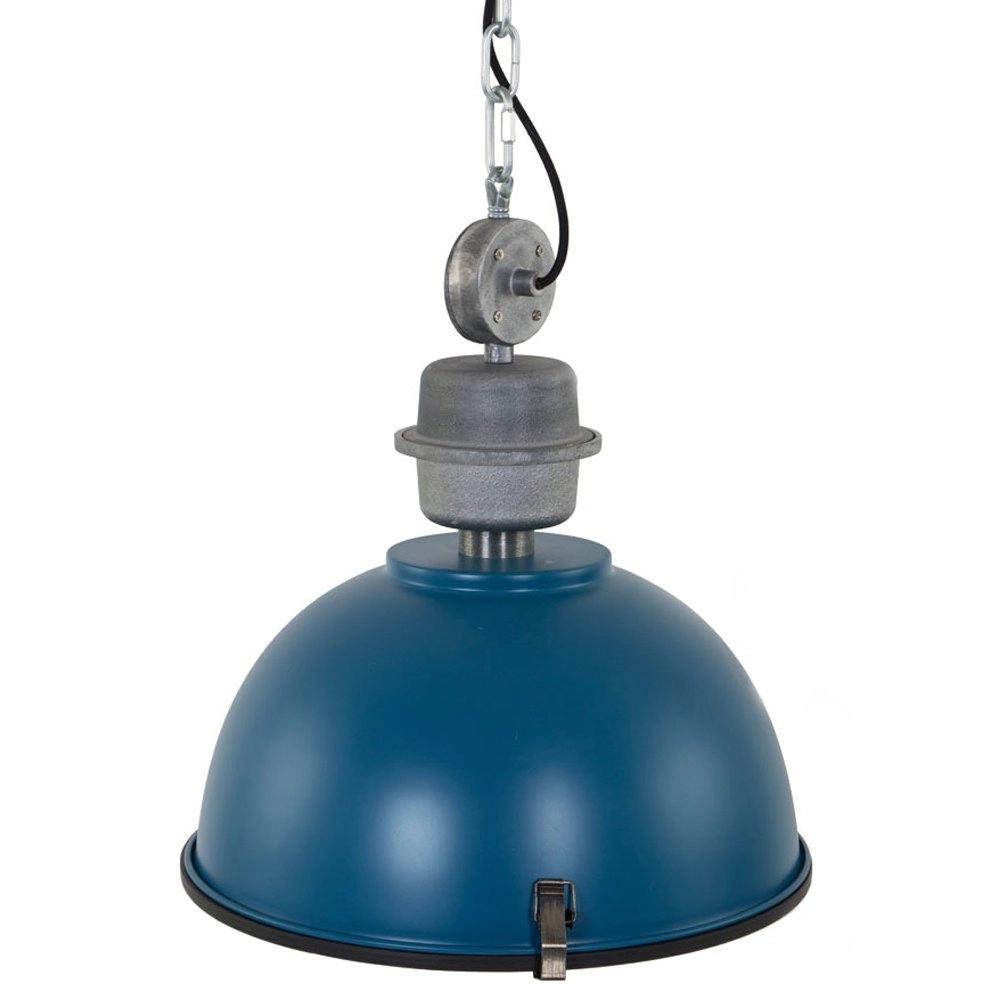Pendelleuchte Bikkel blau mit Metallgrau Steinhauer 8712746105162