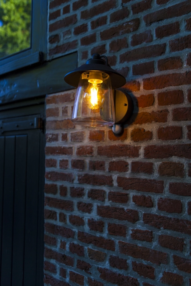 Klassische Wandlampe Cate PIR mit Sensor Lutec 6939412017051