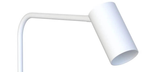 Weiße Schreibtischlampe Mono Lyora 5903139770392