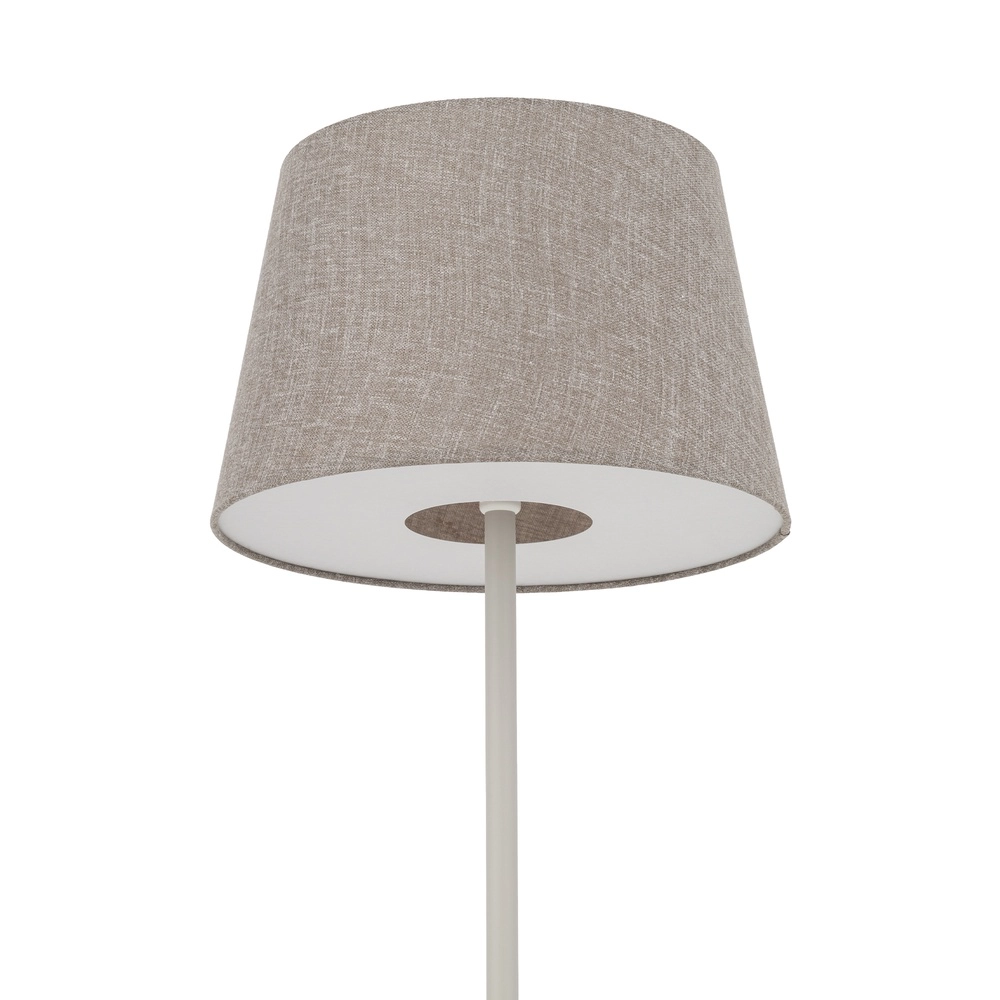 Stehlampe Tutoia sandbraun Ø 46 cm Lyora 5903139116831