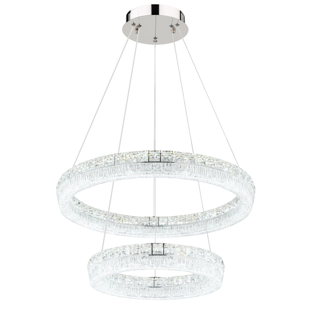 Pendellampe Laurel Chrom Ø 60cm Globo 9007371575770