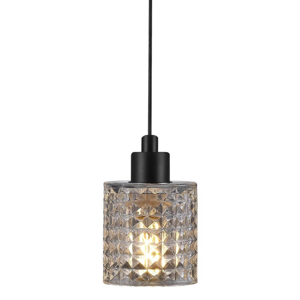 Pendelleuchte Hollywood schwarz mit transparentem Glas Nordlux 5701581405387