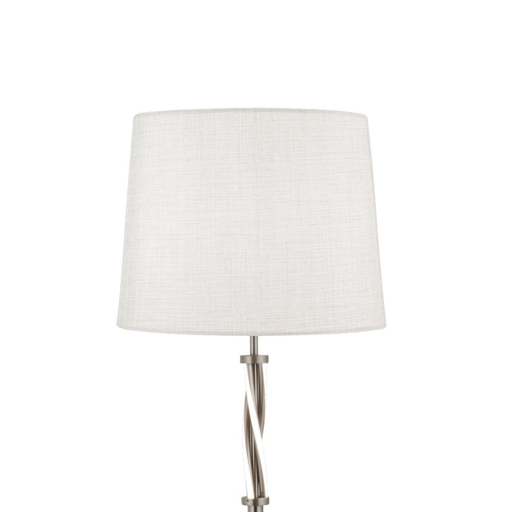 Stehleuchte Vegas Metallic-Grau mit Weiß Searchlight 5053423139319