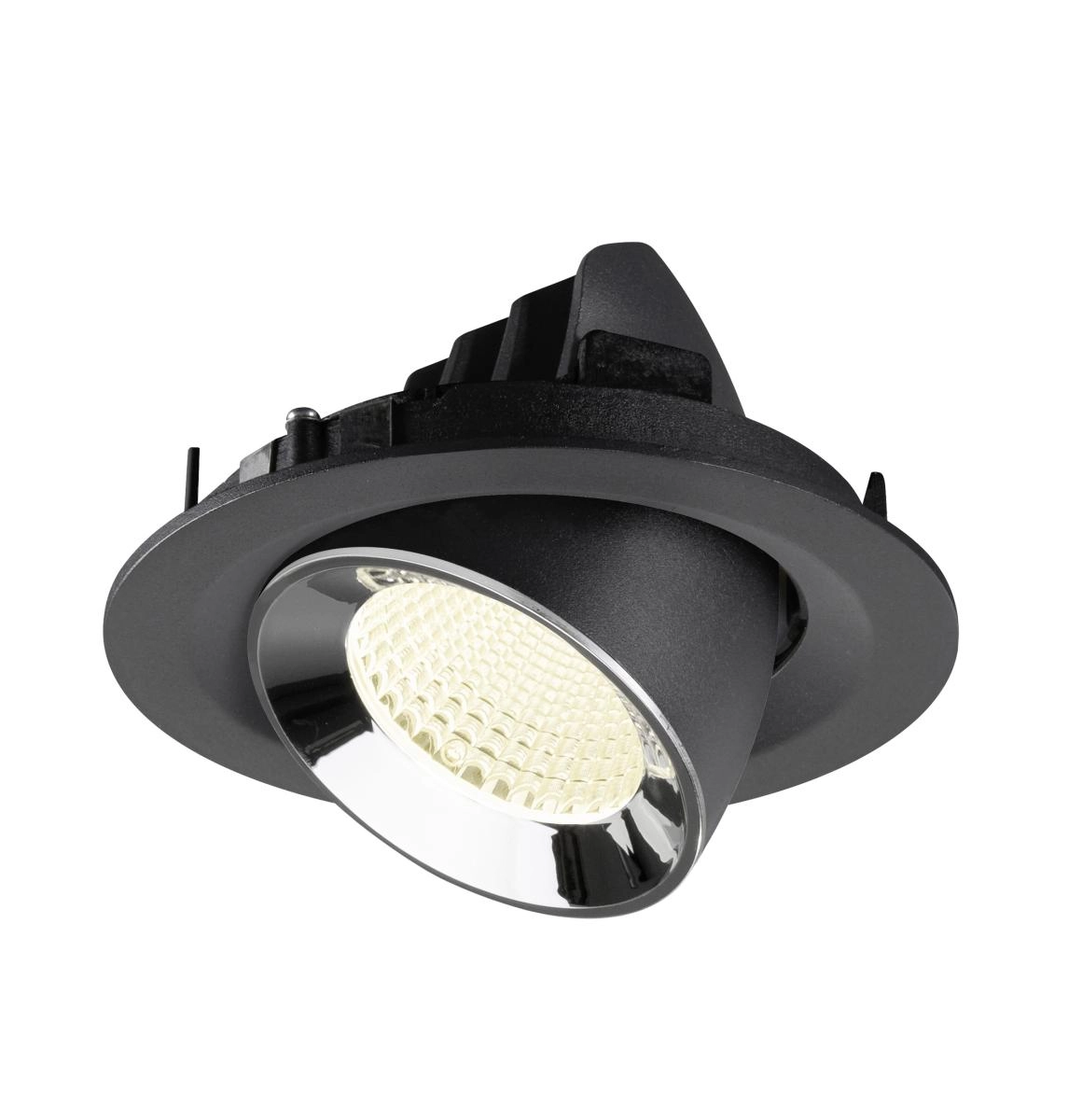 Einbau-Strahler Numinos Gimble M schwarz/chrom 4000K - 40gr SLV 4024163311724