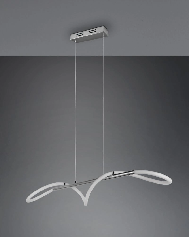 Design-Hängelampe Argos Chrom Trio 4017807562156