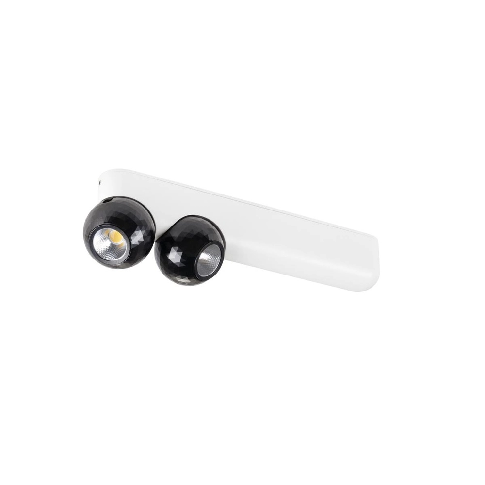 Deckenlampe Dysko weiß mit schwarzem Doppel SLV 4024163317177