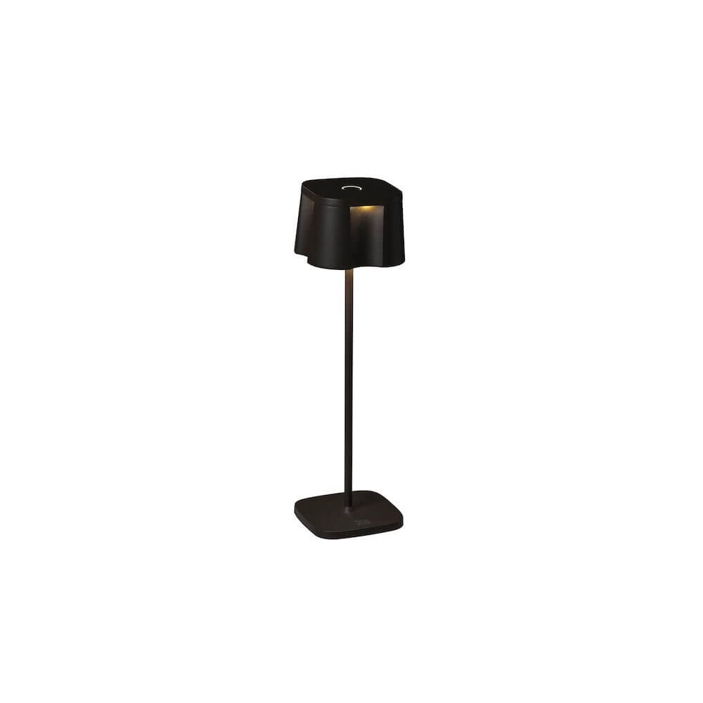 Schwarze Tischlampe Nice wiederaufladbar KonstSmide 7318307818758