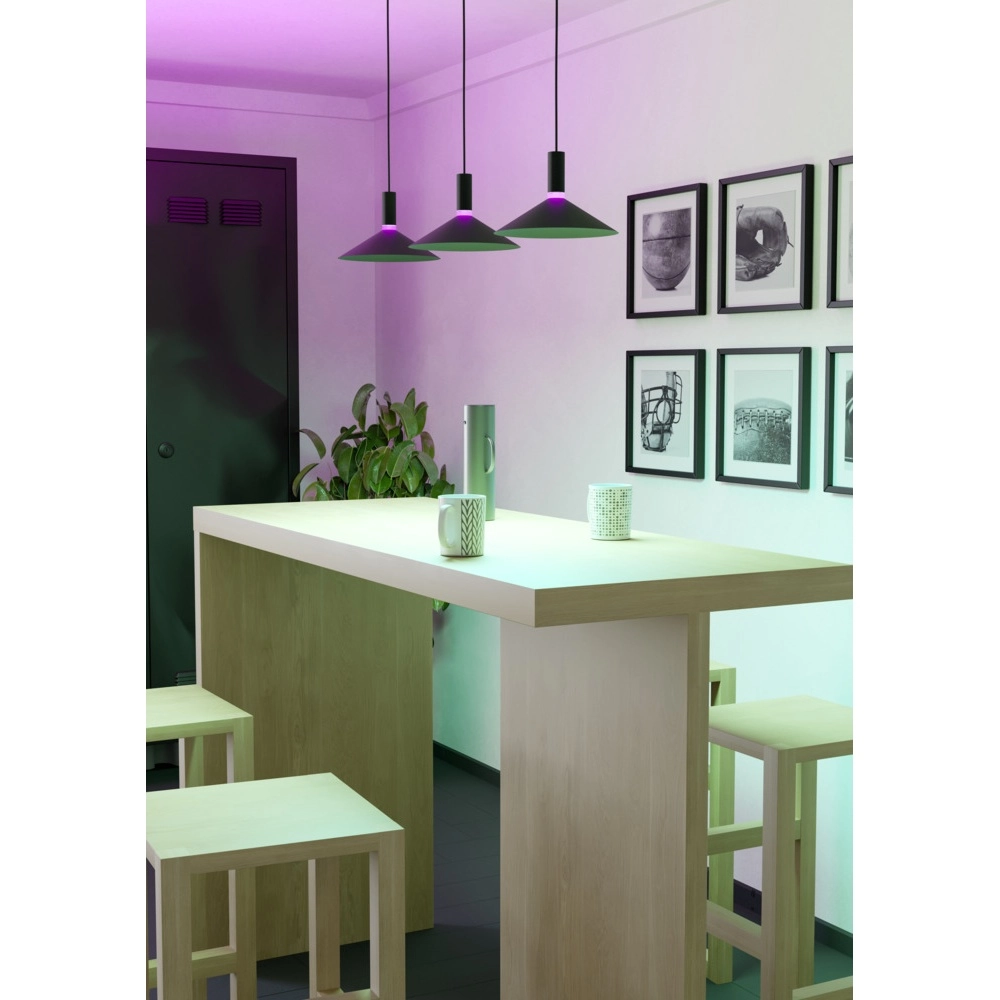 Pendelleuchte Conomavilla-Z Smart Black 3-flammig Eglo 9008606360604