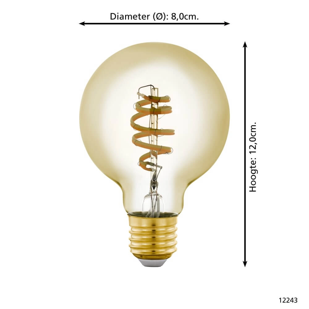 LED-Lampe Zigbee - E27 - 4.9 watt - 2200-6500K - G80 Eglo 9002759122430