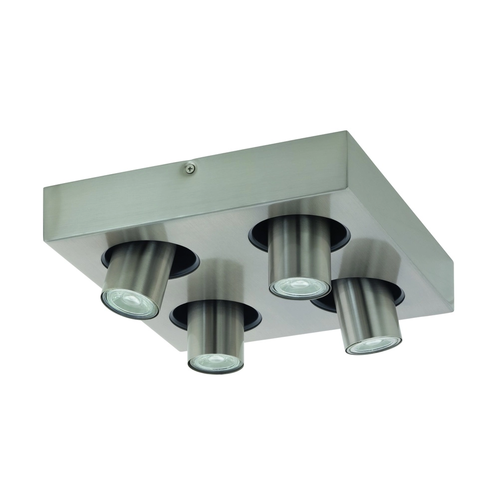 Quadratische Deckenlampe Robledo 1 Schwarz