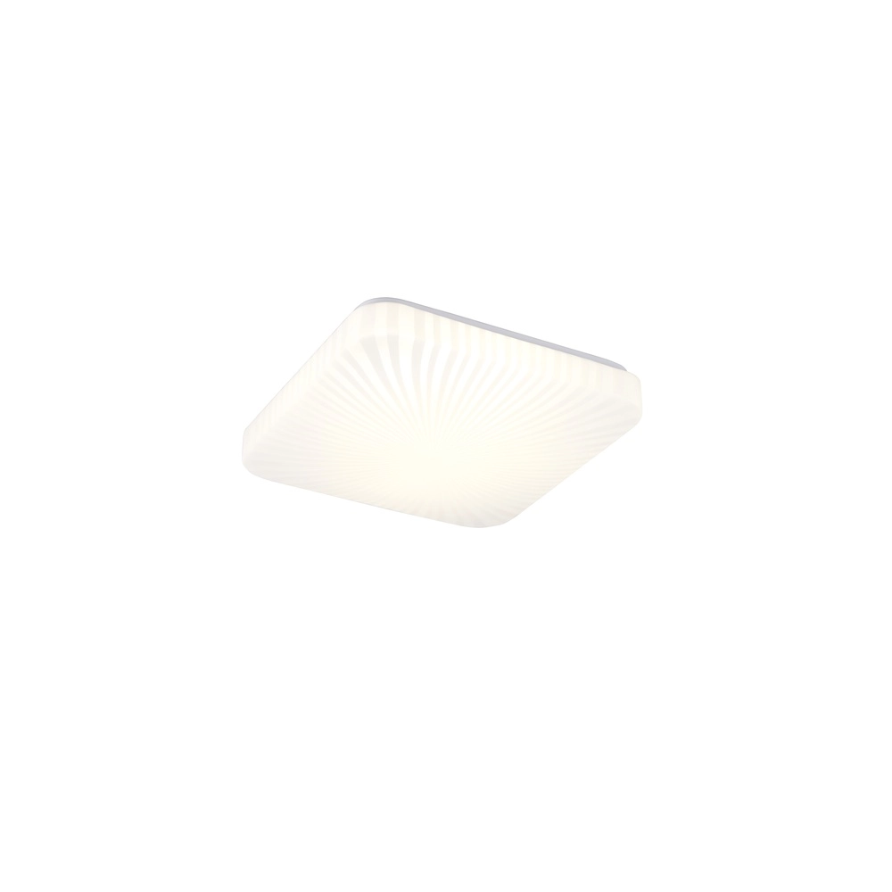 Quadratische Deckenlampe Mandria II Weiß Trio 4017807640335