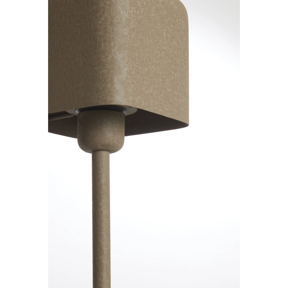 Nachttischlampe Elenie 13x13 cm – matt dunkelbraun Light & Living 8717807818685