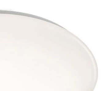 Deckenlampe Paolo 37cm schlichtes Weiß Trio 4017807507720