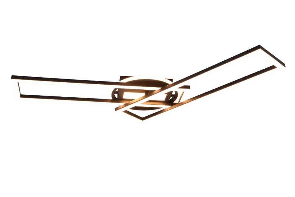 Verstellbare LED-Deckenleuchte Twister Schwarz Trio 4017807540581