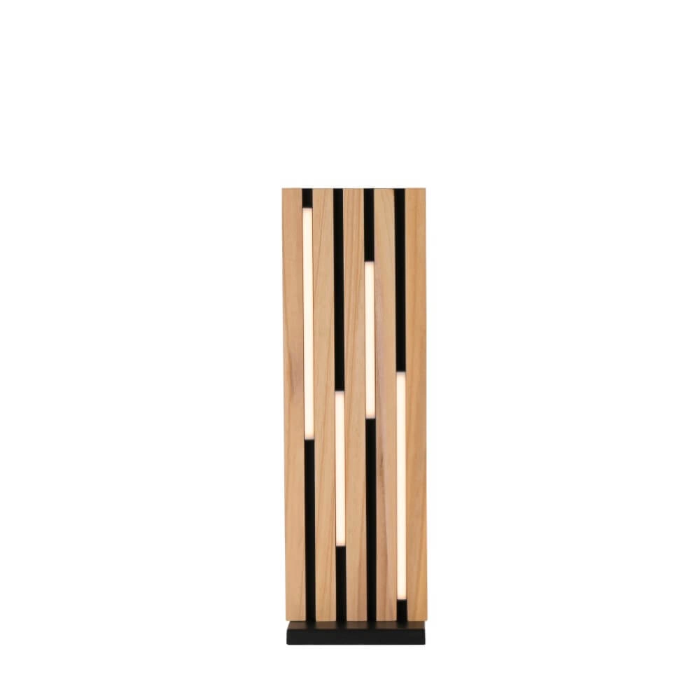 Designer-Stehleuchte Q-Akustik Holz Paul Neuhaus 4012248385401