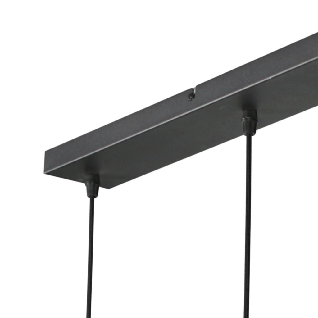 5-Licht Pendellampe gerade Ropex mit Rattanhauben Steinhauer 8712746183245