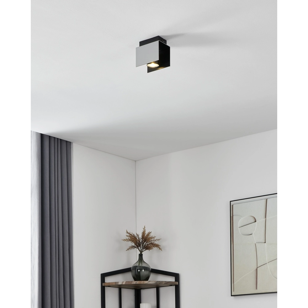Deckenlampe Viserba Nur weiß und schwarz Eglo 9002759973940