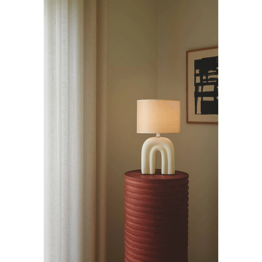 Trendige Tischleuchte Haze sandbraun Nordlux 5704924018770
