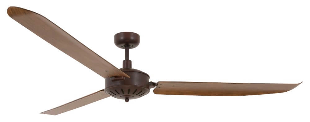 Großer Ventilator Airfusion Carolina Ø 178cm Holz