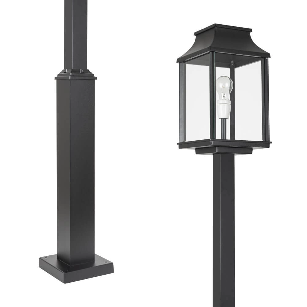 Schwarze Laterne New York 236cm - schwarz KS 8714732577403