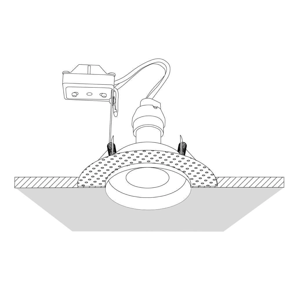 Einbaustrahler Slim Trimless Weiß Lyora