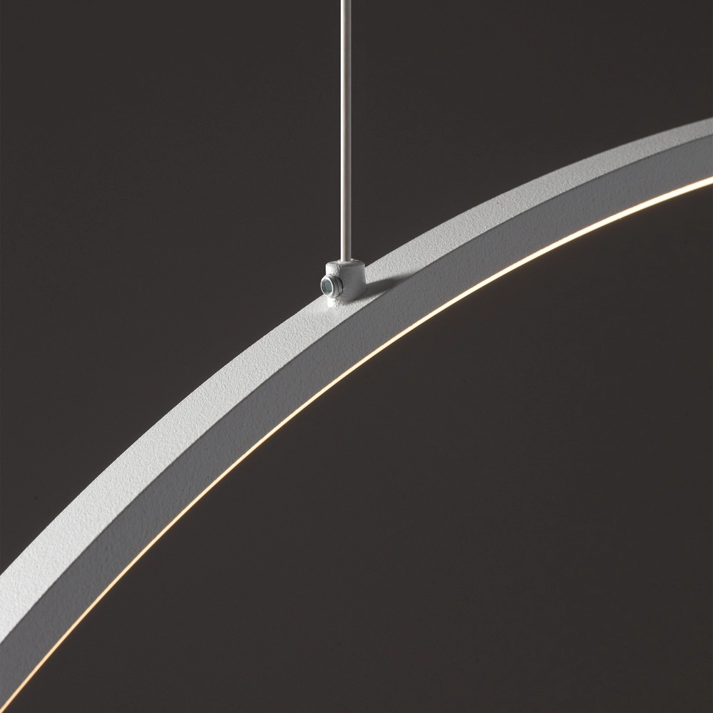 Design-Pendellampe Circolo Led weiße Ø 60 cm vertikal Lyora 5903139116053