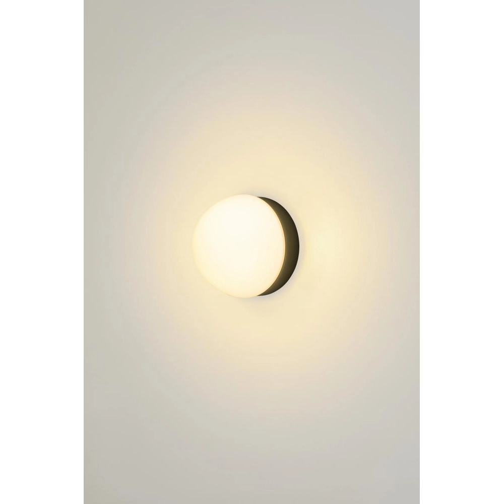 Wandleuchte Cyft schwarz mit weiß IP65 SLV 4024163303842
