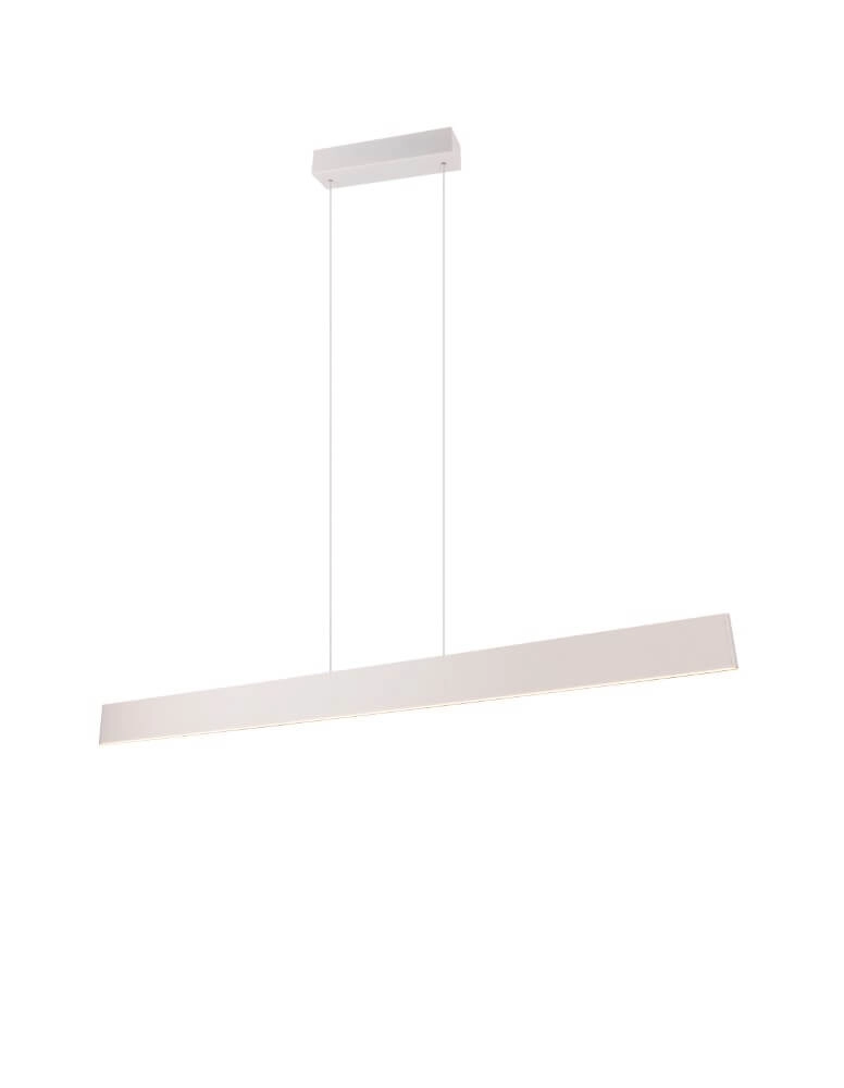 LED-Büro-Hängelampe Galway 150cm - weiß