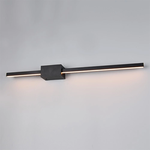 Moderne Wandlampe Cassino Schwarz 70,5 cm