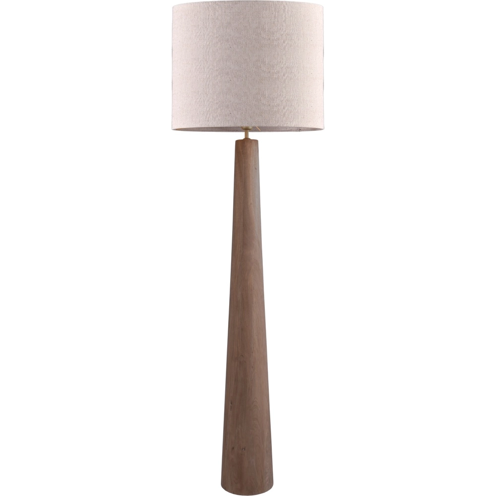 Japandi Stehlampe Woodie Holz mit Naturholz