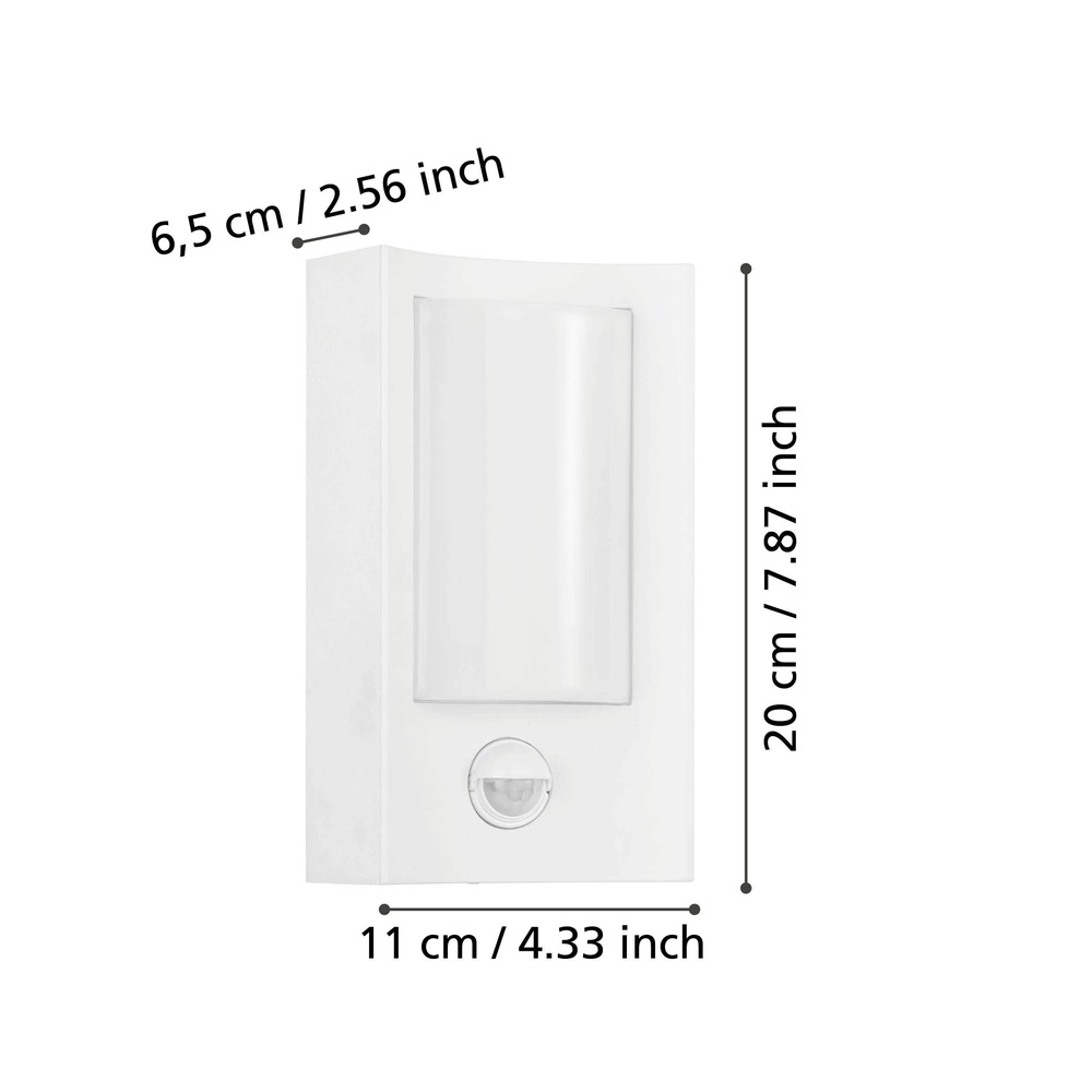 Wandlampe Casilda Weiß mit Sensor Eglo 9002759340063