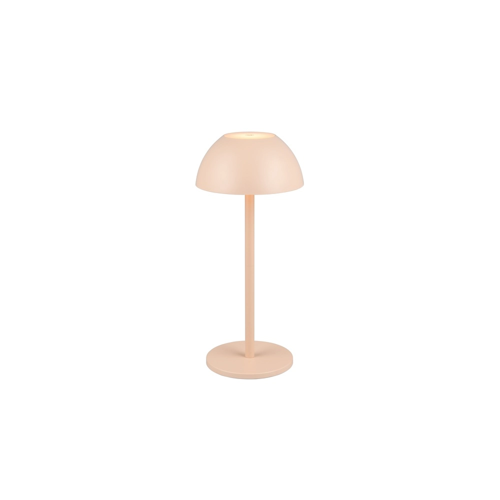 Tischlampe Ricardo sandbraun Ø 13,5cm
