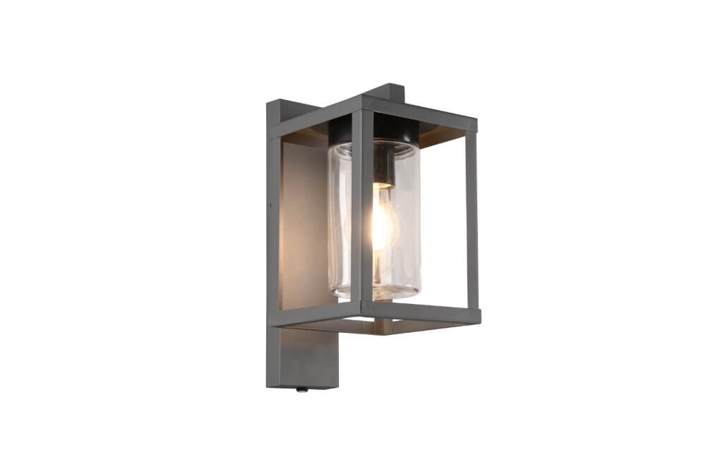 Anthrazitfarbene Außenlampe Lunga Trio 4017807529272