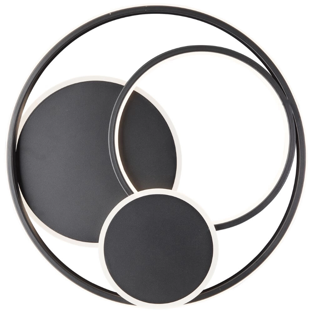 Dimmbare Deckenleuchte Runda Schwarz Brilliant 4004353447396
