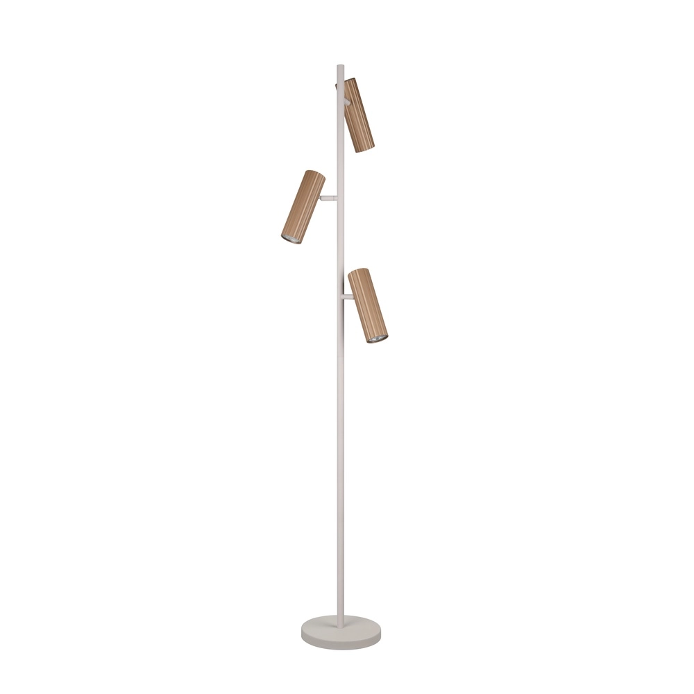 Design-Stehleuchte Soka mokkabraun Trio 4017807670196