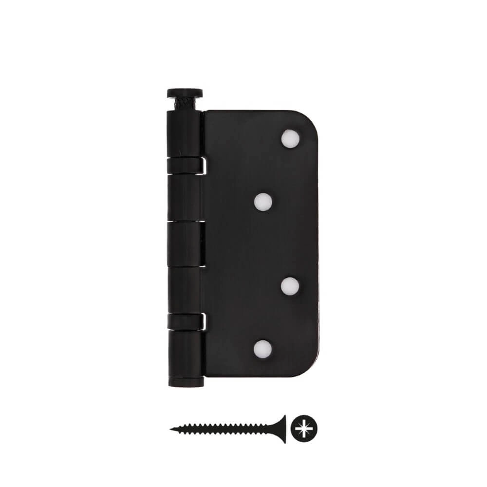 Kugelgelagertes Scharnier Rotura abgerundet auf 70kg schwarz Intersteel 8714186434093
