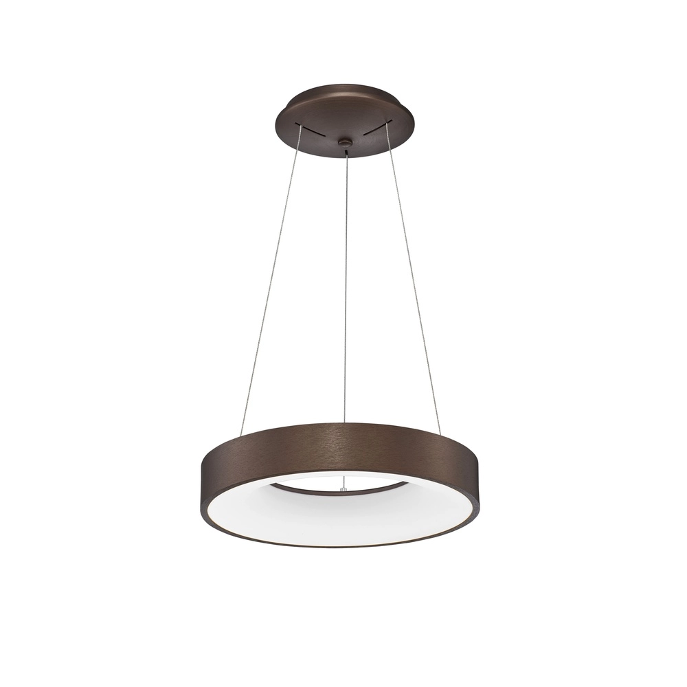 Pendelleuchte Rando Thin kaffeebraun Ø 38cm Lyora 5212017420176