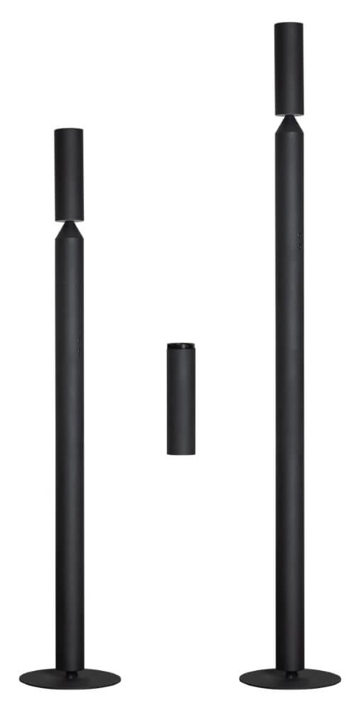 Schwarze Stehlampe Pencil Ø 8cm